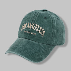 Washed & Embroidered Old Letters Men's Baseball Cap