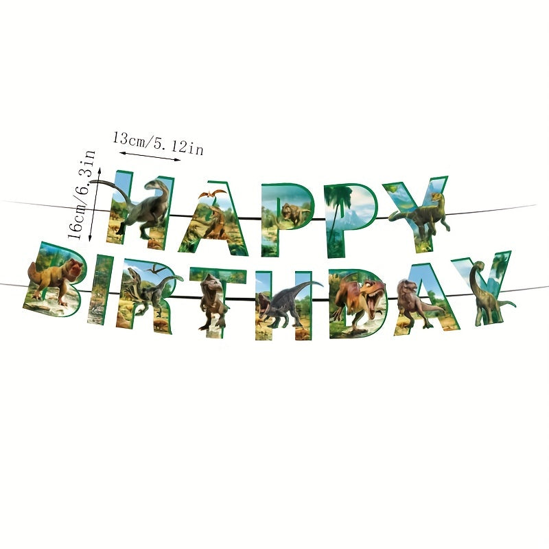 Dinosaur Birthday Party Decoration Set