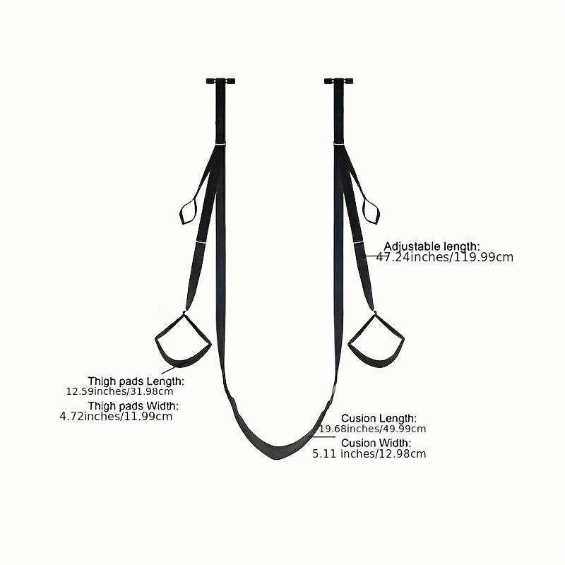 Pilates Swing Rope Straps with Butt Pads for Flexibility Training