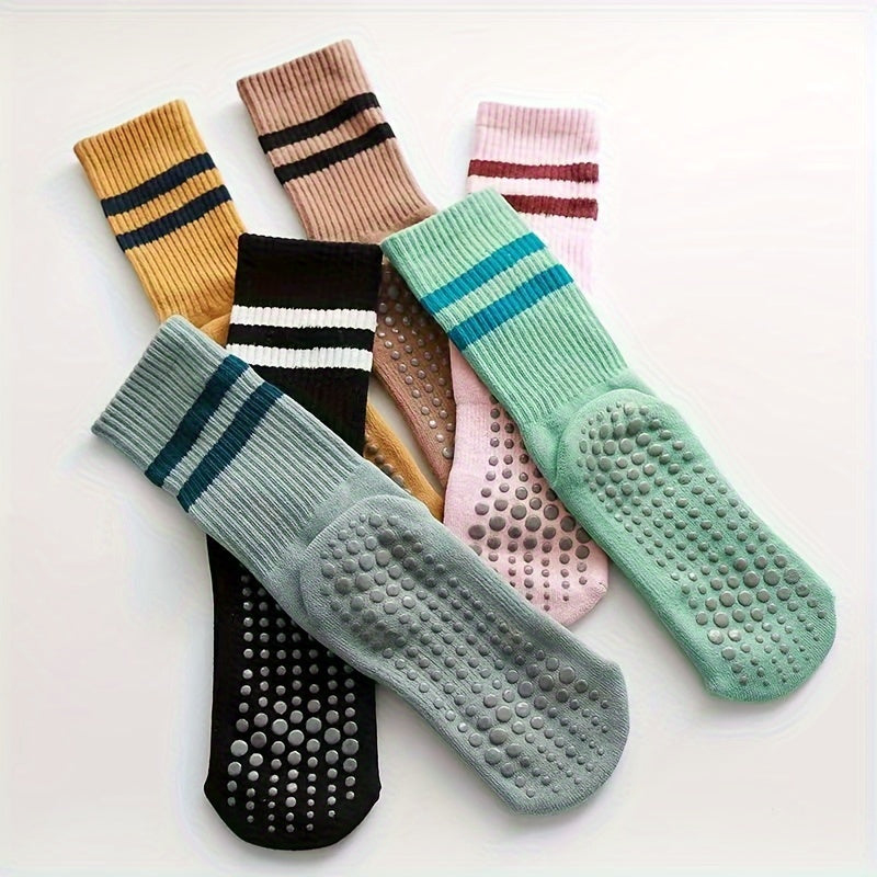 Soft Yoga Socks Anti-skid Breathable Sweat Absorption Sports Socks