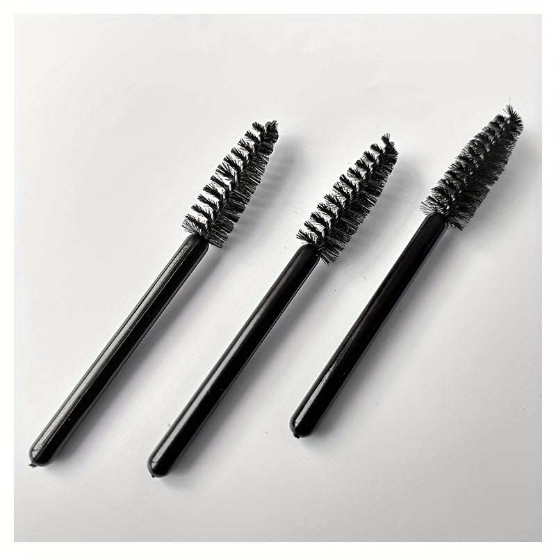 100pcs Short Handle Mascara Brushes Wands for Eyelash Extensions and Mascara Use