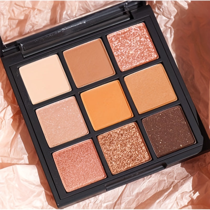 9 Colors Eyeshadow Palette Matte Metallic Finish