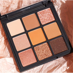 9 Colors Eyeshadow Palette Matte Metallic Finish