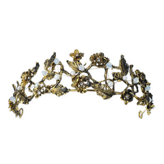 Vintage Flower Crown Headband for Girls