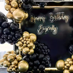 142pcs Golden Balloon Garland Arch Kit for Birthday Wedding Party
