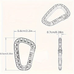 3pcs Outdoor Load Mountaineering Buckle Camping Accessories