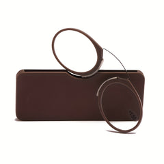 SOOLALA Unisex Rimless Reading Glasses With Portable Case
