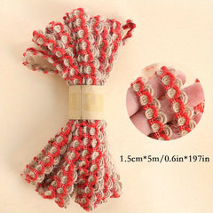 10M Length Lace Burlap Wedding Ribbon Natural Jute Rope Twine String
