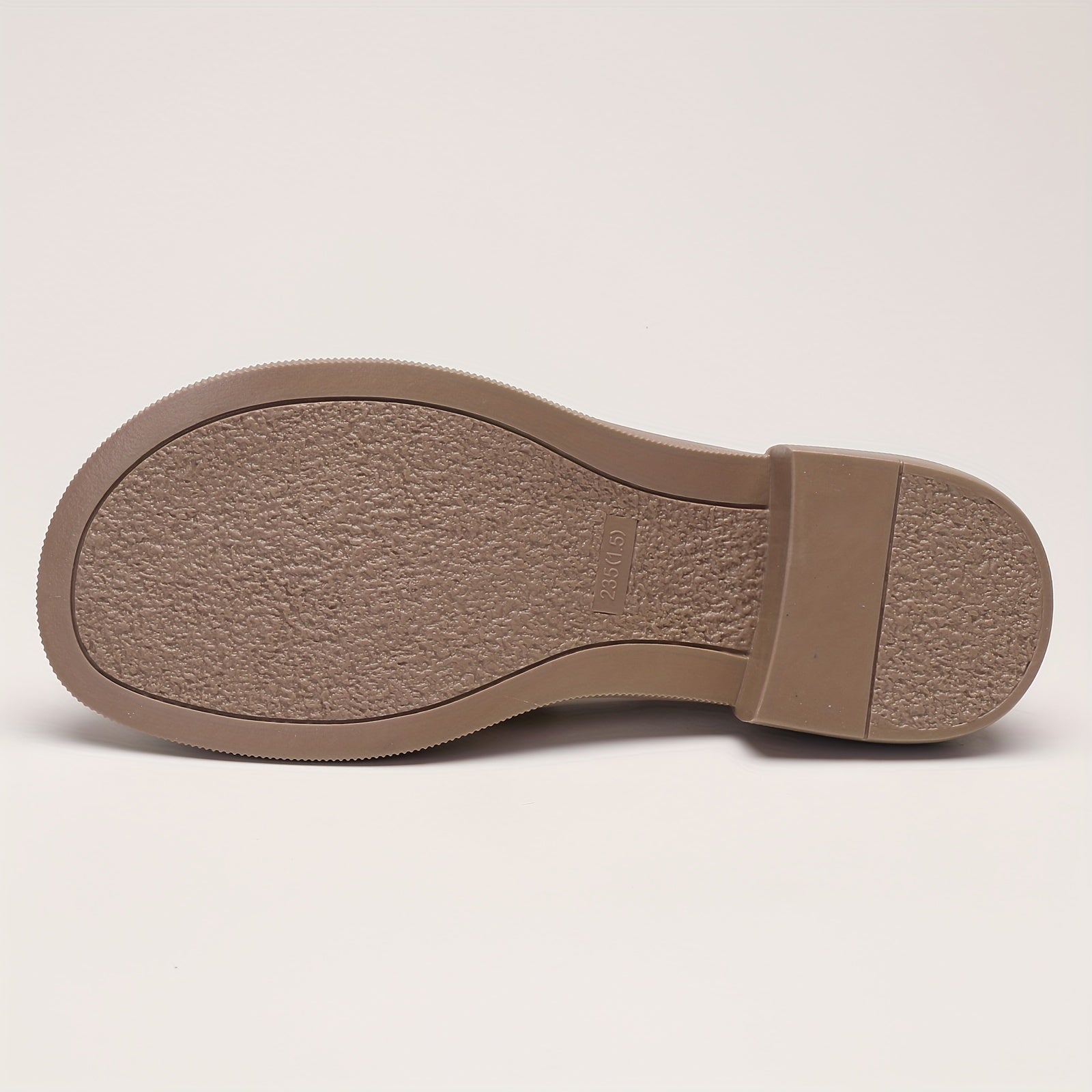 Women's Letter Chunky Heel Loafers Stylish Outdoor Shoes