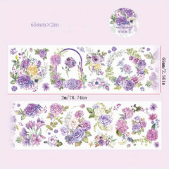 Rose Flower Series Paper Tape 2m Roll