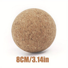 Cork Massage Ball: Soothe Muscle Tension for Yoga & Travel