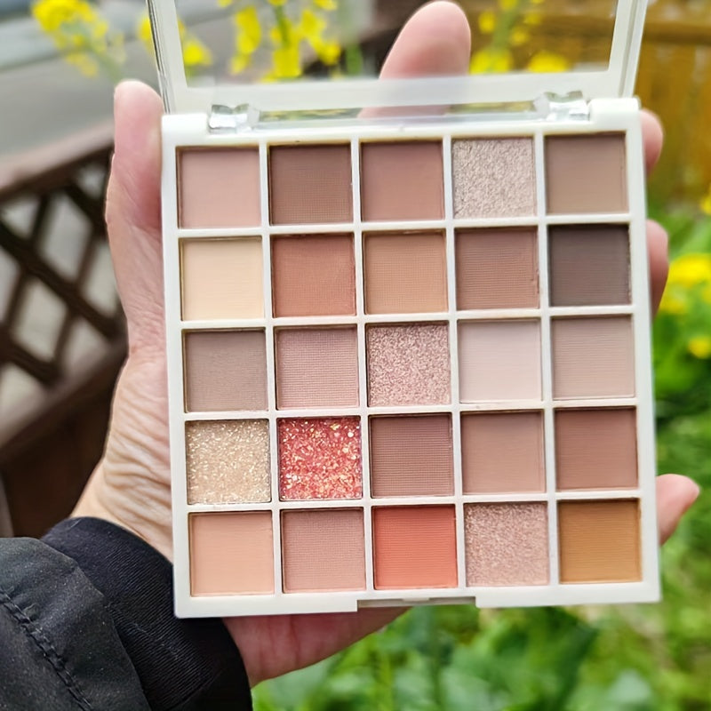 25-Color Eyeshadow Palette Contouring Brightening Powder