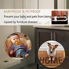 Adjustable Cabinet Locks for Kids Safety - 4 Pack