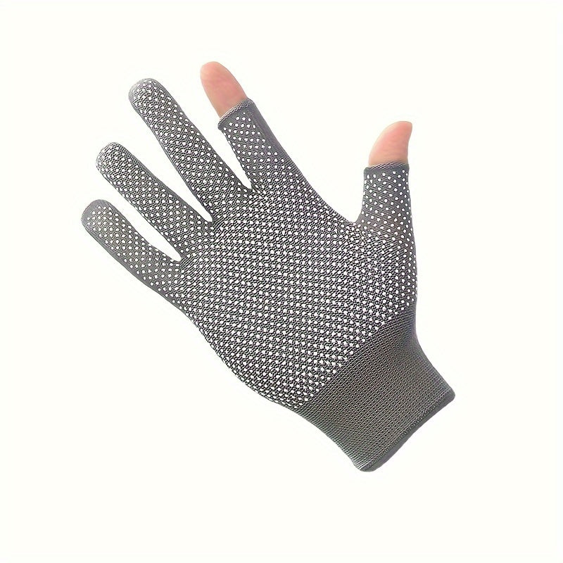 Fisherman Fingerless Gloves Anti-slip for Cycling Fishing