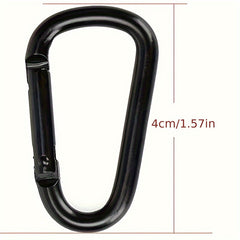 6pcs 1.57 inch Small Carabiner Keychain D-ring Key Chain Buckle