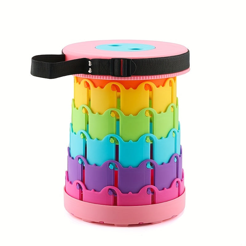 Foldable Stool for Kids Camping Hiking BBQ Lightweight Supports 300lbs