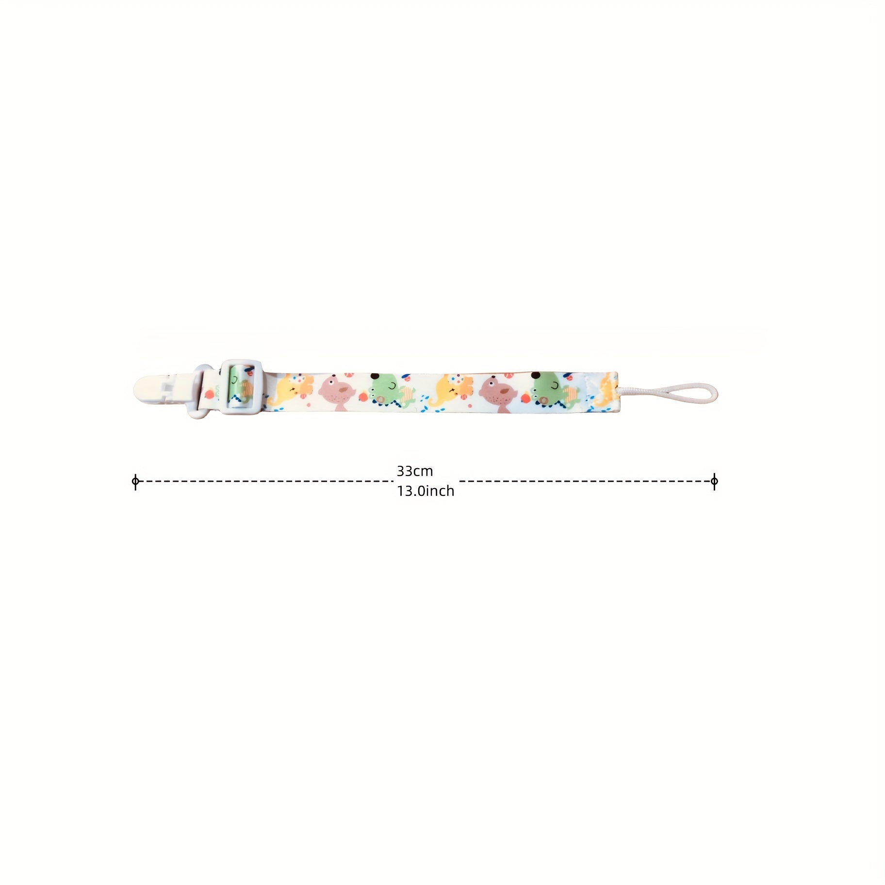 Double Sided Teether Pacifier Chain Soother Clip Toy Lanyard