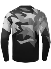 Men's Camo Long Sleeve Motorcycle T-shirt Quick Drying Breathable Outdoor Top