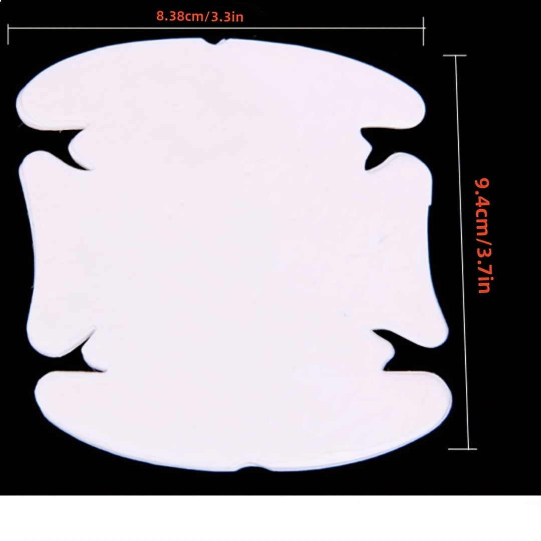 4pcs Car Door Handle Protector Films Protect Car from Scratches