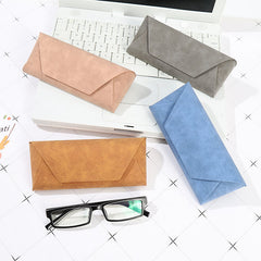 High-end Student Glasses Box, Leather Storage