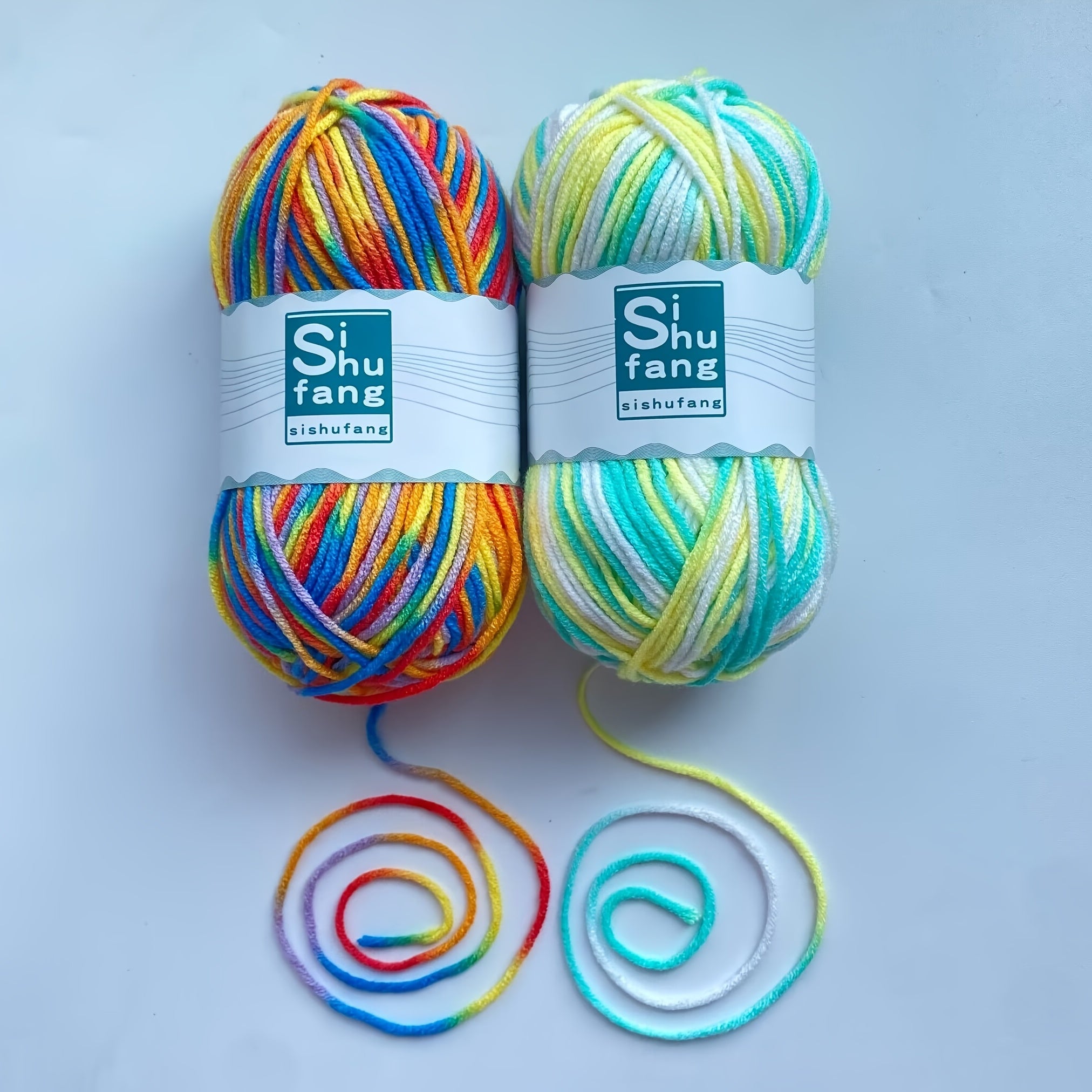 Gradient Acrylic Wool Yarn for DIY Crochet and Knitting
