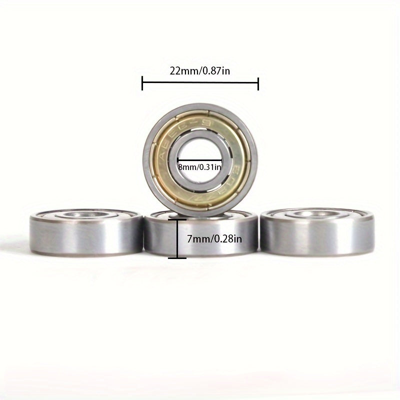 High Skateboard Bearing Durable Smooth Skateboard Ball Bearing