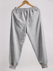 Dog Paw Pattern Men's Drawstring Sweatpants Pocket Casual Comfy Jogger Pants