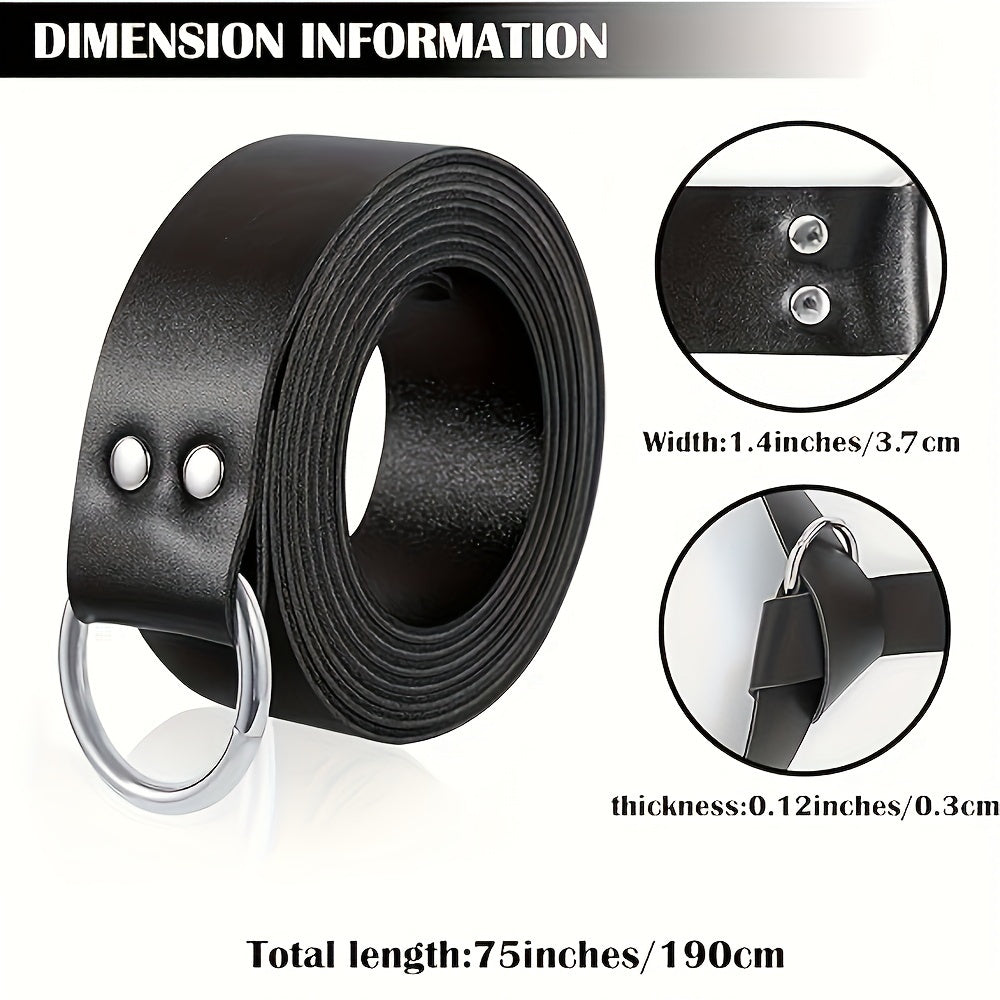 Renaissance Medieval Viking Costume Props PU Leather Belt & Sword Sheath