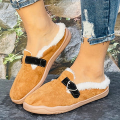 Women's Snow Boots Warm Slippers Love Decoration