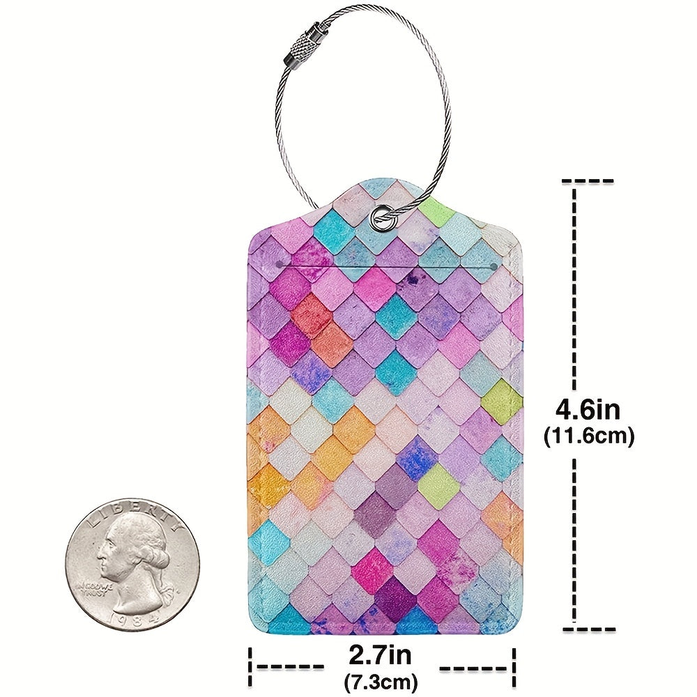 Unique Pattern Luggage Tag - Portable Travel Accessory