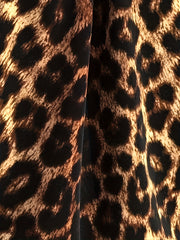 Leopard Print Tankini Set Square Neck Cami Top & Shorts