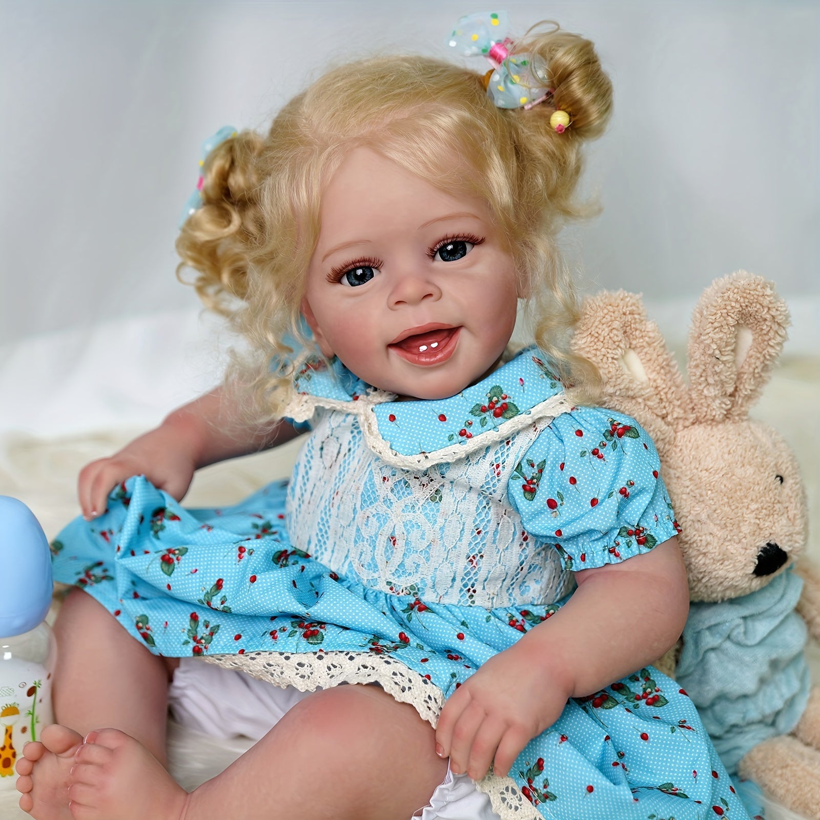 20 Inch Open Eyes Reborn Dolls Realistic Dolls With Hair Eyes Clothes