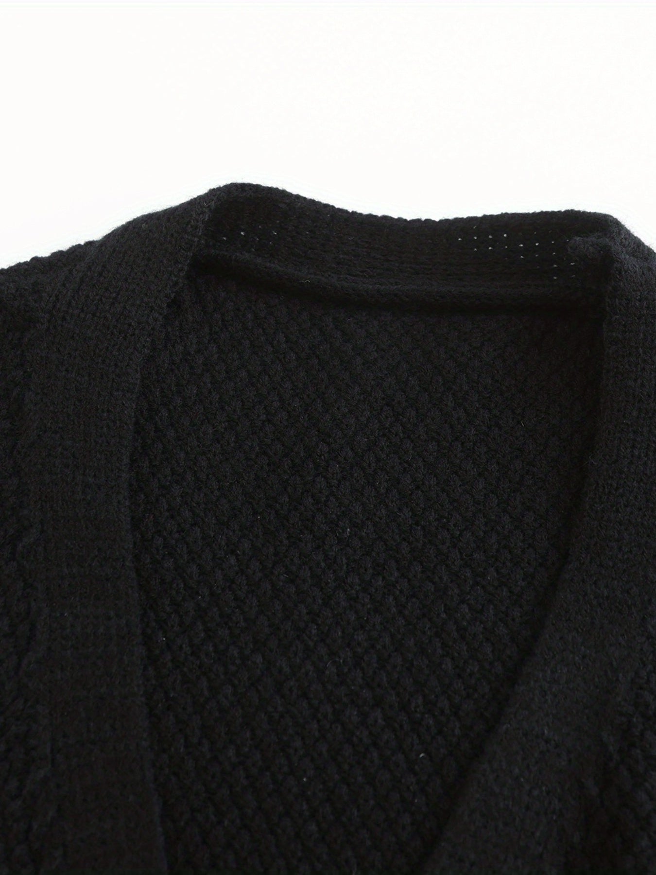 Boho Long Sleeve Side Split Cardigan for Women