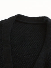 Boho Long Sleeve Side Split Cardigan for Women