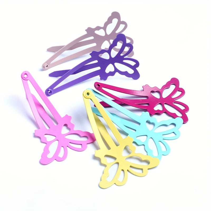 6pcs Cartoon Colorful Hair Clips Set for Girls