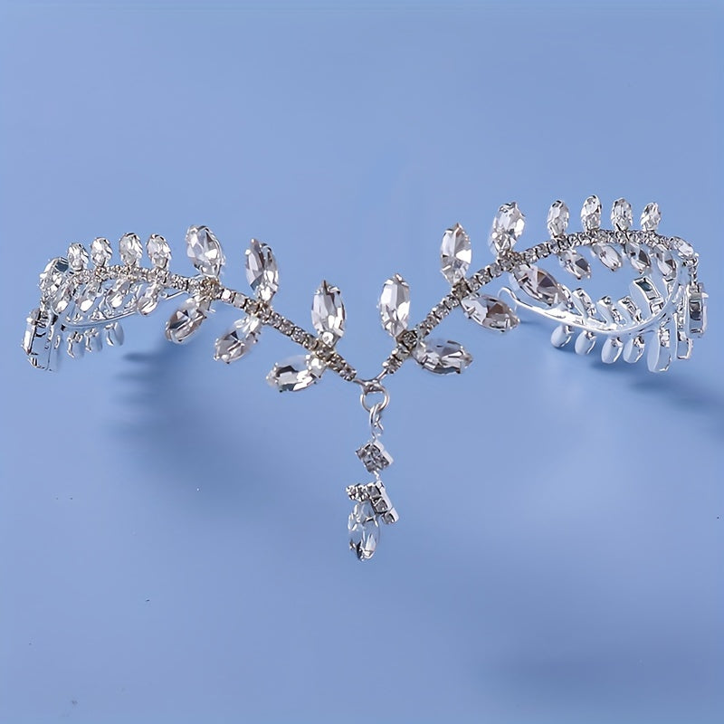 Crystal Head Piece Pendant Bridal Wedding Hair Accessories