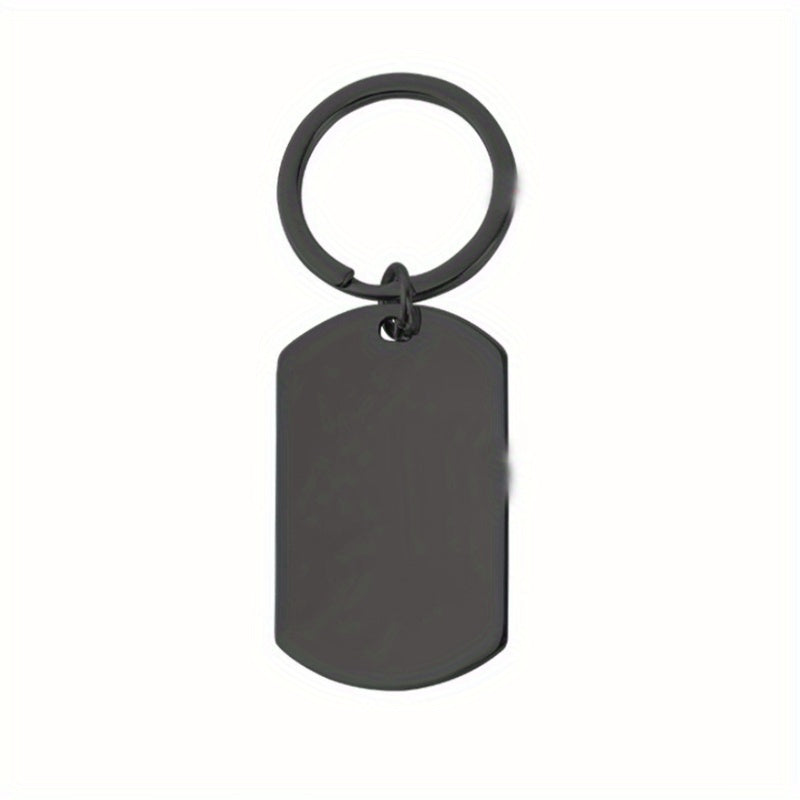 Custom Stainless Steel Name Keychain For Men