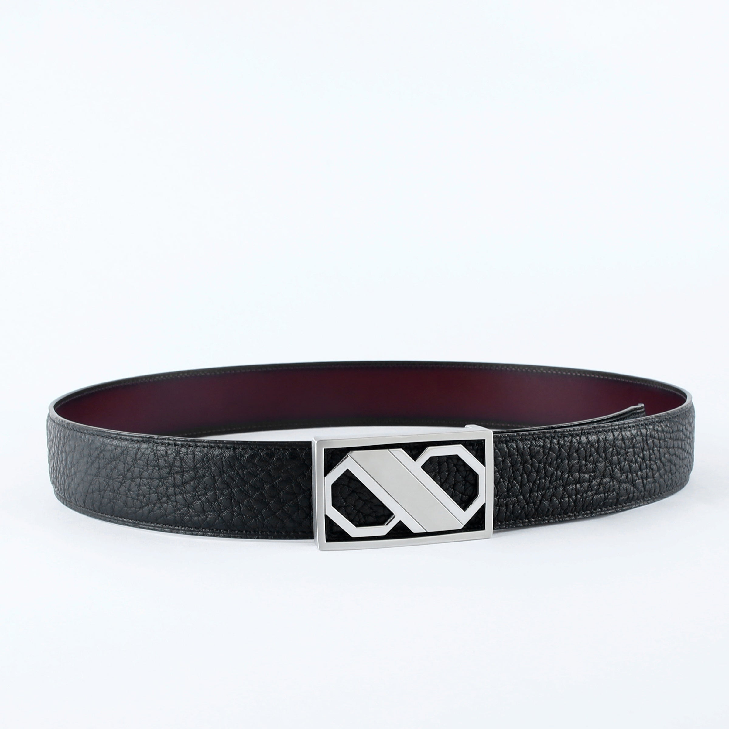 Men's Wild Style 8 Shaped Hollowed Buckle Belt 304 Stainless Steel Buckle