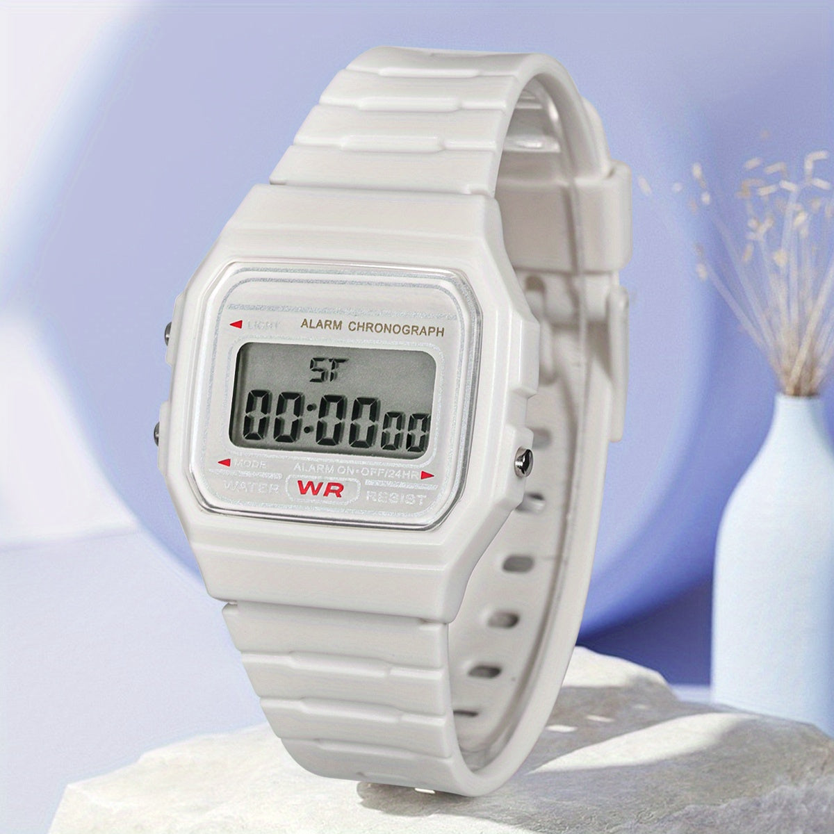 Luminous Square Electronic Outdoor Sports Watch for Boys