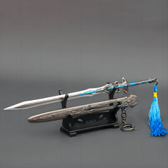 Mini Sword Pendant Keychain with Sheath Toy Sword Bag Decoration