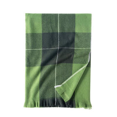 Cashmere Scarf Shawl Women's Plaid Thick Warm Scarf