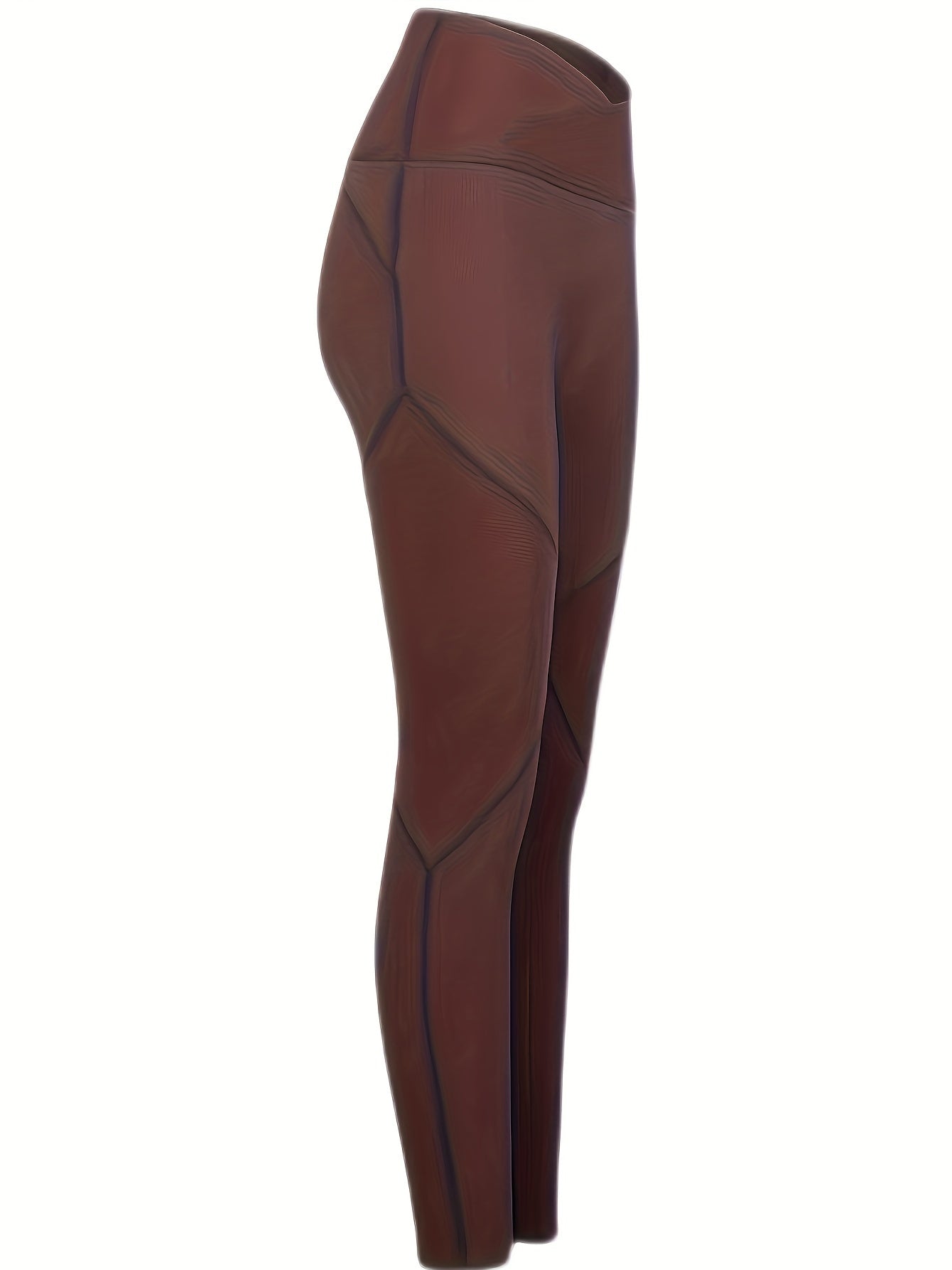High Waist Rib Knit Tummy Control Yoga Leggings Women's Activewear