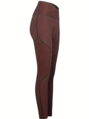 High Waist Rib Knit Tummy Control Yoga Leggings Women's Activewear