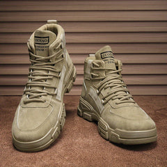Men's Hiking Ankle Boots Lace up Boots Casual Walking Shoes