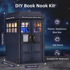DIY Dollhouse 3D Bookshelf Magic Travel Time Tunnel Kit