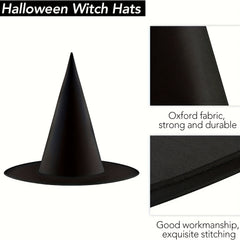 Witch Hat For Makeup Dance Party Magician Witch Cosplay Prop Oxford Cloth