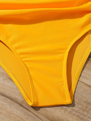 2pcs Sunflower Bikini Swimsuit Set for Girls