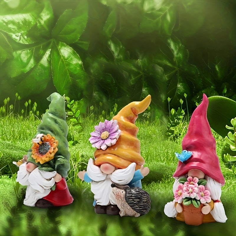 Garden Gnome Resin Faceless Doll Home Decor