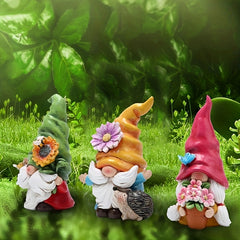 Garden Gnome Resin Faceless Doll Home Decor