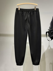 Men's Smiling Face Print Drawstring Sports Trousers